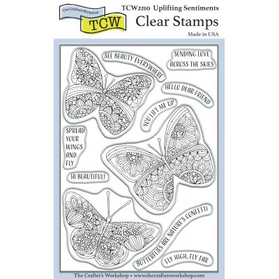 The Crafter's Workshop Clear Stamps - Uplifting Sentiments